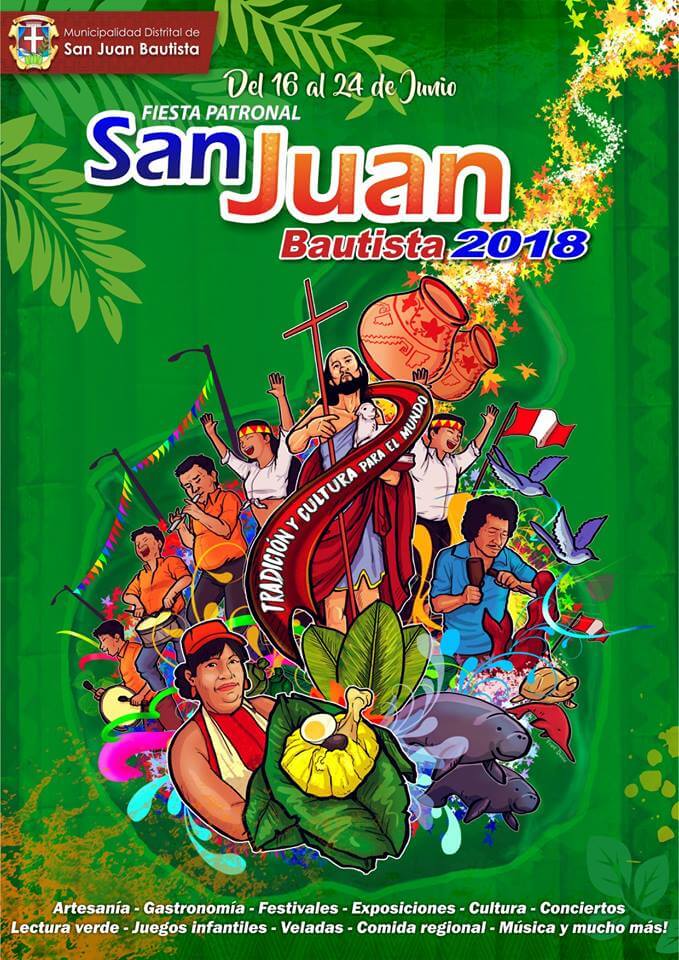 San Juan fiesta - Festividad San Juan Bautista 2018 - Artesania, gastronomia, festivales, exposiciones, cultura, conciertos, juegos infantiles, veladas, comida regional, musica y mas