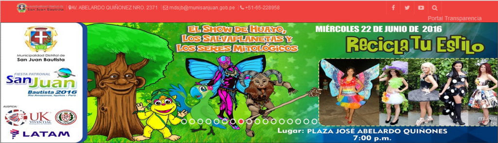 Shows infantiles - http://www.munisanjuan.gob.pe