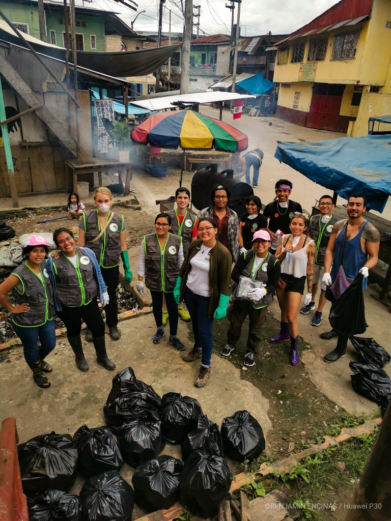 Amazon Experience with IACI and Lets clean Iquitos organizing a local clean up