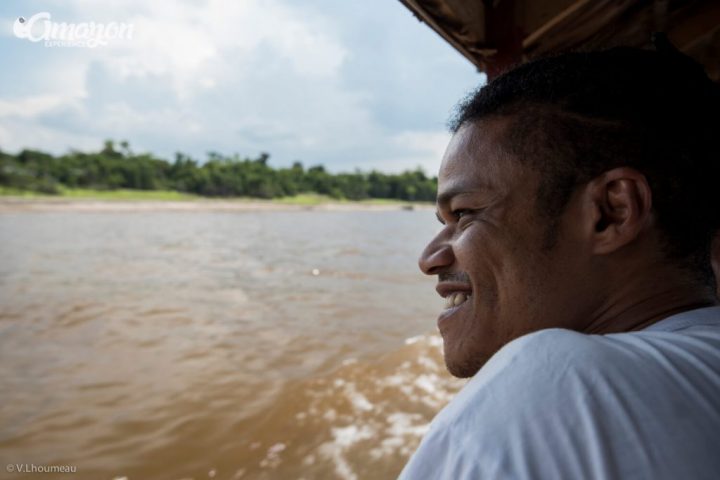 Amazon river tour. Happiness and serenity.