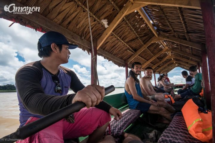 Boat navigation in the Amazon river