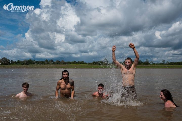 Fun times in the Amazon river