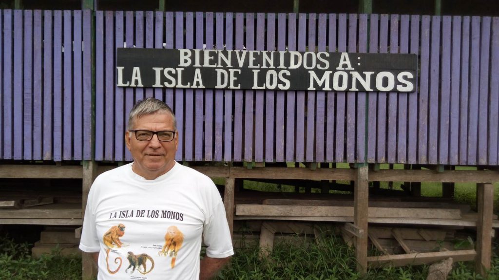 The real monkey island near Iquitos, Peru.