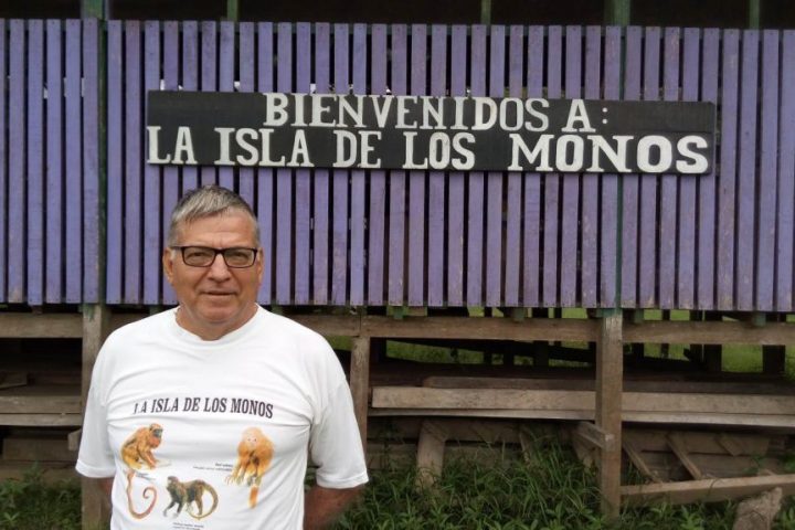 The real monkey island near Iquitos, Peru.