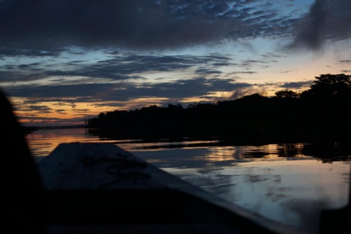 One of the beautiful sunsets in the Nature reserve