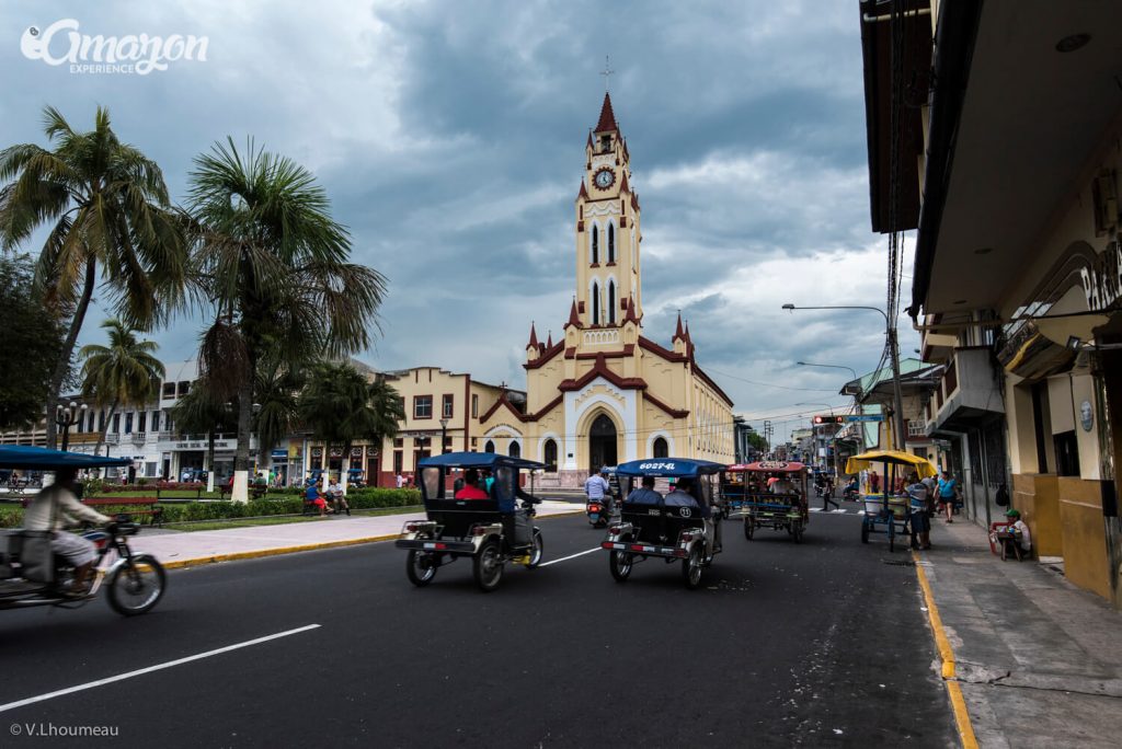 Iglesia Matrix, the main church of Iquitos city